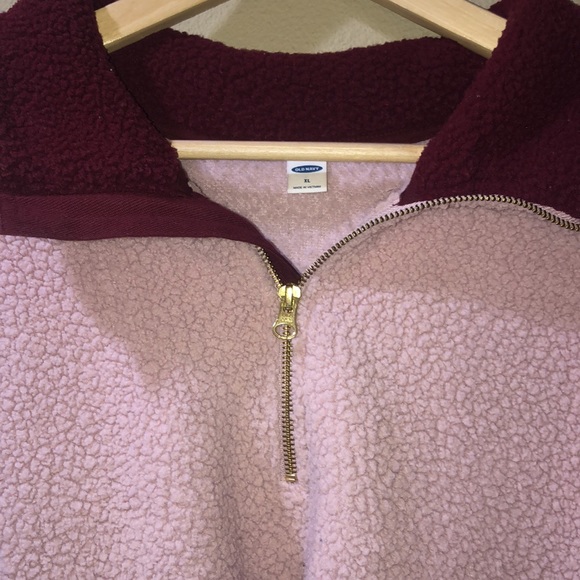 OLD NAVY• Pink Sherpa jacket - Picture 3 of 4
